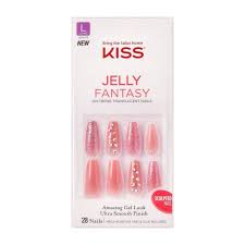 kiss gel fantasy jelly nails be jelly in 2021 gel fantasy nails kiss gel nails fantasy nails
