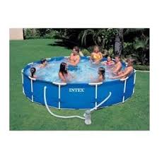 Kit Piscine Tubulaire 3m66 En Metal Ronde Epurateur A Cartouches Inclus Intex Jeu Piscine Gonflable Achat Prix Fnac