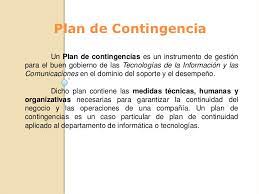 El plan de contingencia deberá ser entregado a las autoridades ambientales en donde se realicen las actividades no sujetas a licenciamiento, con el fin de que estas lo conozcan y realicen seguimiento respectivo a la atención, ejecución e implementación de las medidas determinadas por el usuario en. Plan De Contingencia