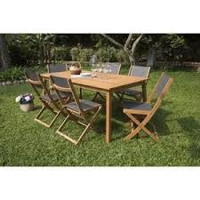 Finlandek Ensemble Table 6 Chaises En Eucalyptus 180 240 Cm Heimo Table Et Chaises De Jardin Salon De Jardin Repas Jardin