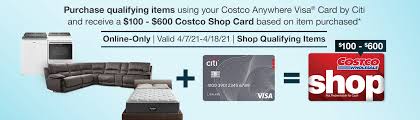 When it comes to identity theft, it's important to be prepared. Costo Starts Today Purchase Select Items With Your Costco Anywhere Visa Card By Citi And Receive A Costco Shop Card Milled