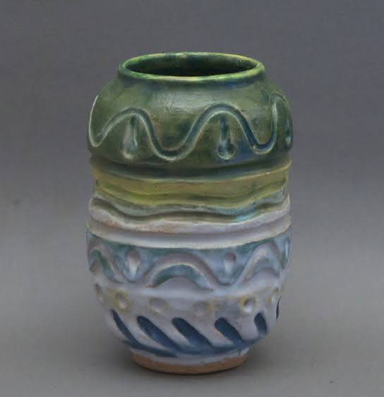 Canadian Pottery – Nan Lawson Cheney vase, 6″ – British Columbia - coll.#91  | artshuttle: