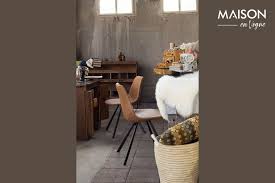 Arne jakobsen fritz hansen stuhl, series 7, 3107 schwarz. Brauner Stuhl Franky Dutch Bone 83cm Maison En Vogue