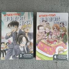 All routes lead to doom! Attack On Titan Junior High Vol 3 And 4 Books Comics Manga On Carousell