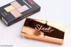 sleek makeup highlighter palette