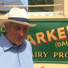 Roger Page reminiscing about driving the the milk float at the opening of  the Fareham flyover. Day 3 of the @newforestshow has kicked off!