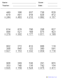 Math Worksheets Dynamically Created Math Worksheets Math Worksheets Touch Math Worksheets Math Worksheet