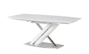 Ein eckiger esstisch kann auch auf kleinstem raum seinen platz finden, denn man kann den tisch wunderbar an eine wand oder in eine ecke stellen. Uno Saulentisch Ausziehbar Dan Weiss Tische Esstische Esstische Ausziehbar Hoffner Moebel Suchmaschine Ladendirekt De