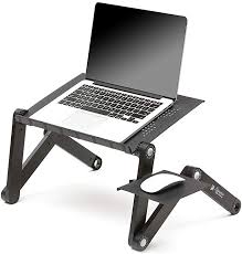 Amazon Com Executive Office Solutions Portable Adjustable Vented Laptop Desk Stand Table Notebook In 2020 Adjustable Laptop Table Laptop Desk Stand Laptop Stand Bed