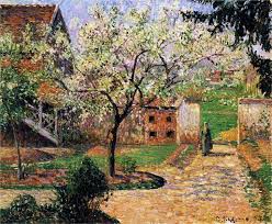 Flowering trees are the #1 seller for all the trees we have inventory in. Flowering Plum Tree Eragny Camille Pissarro Canvas Painting For Sale Paintings123 Com