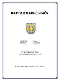 0 penilaian0% menganggap dokumen ini bermanfaat (0 suara). Cover Absen Siswa Sketsa