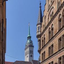 Munich Germany Munchen Deutschland Neues Rathaus Mit Alter Peter Ferry Building San Francisco San Francisco Ferry Munich