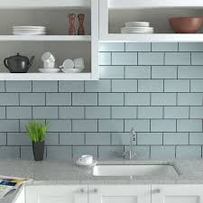 light blue kitchen wall tiles for