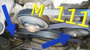 Serpentine Belt Replacement Mercedes W 203 C 200 K Youtube