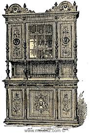 Meubles en bois massif, achetés neufs dans les années 60, en bon état. Style Henri Ii Neo Renaissance 1840 1914