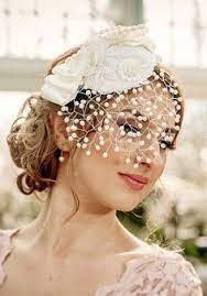 Bridal Veil Margo Detachable Pearl Birdcage Veil With Mini Hat Fresh Water Pearls Lace Applique And Bow Ma Bridal Veil Wedding Hats Bridal Birdcage Veils