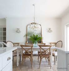 In modern times it is usually adjacent to the kitchen for convenience in serving, although in medieval times it was often on an entirely different floor level. Modern Coastal Design Dining Room Update Shabbyfufu Com