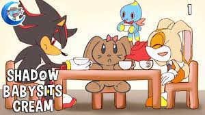 Sonic babysits cream