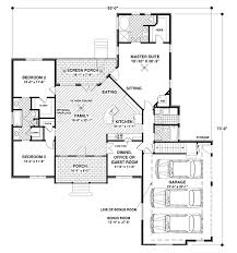 House Plan 92385 Craftsman Style With 1800 Sq Ft 3 Bed 3 Bath