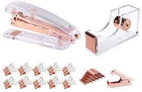 Check spelling or type a new query. Staple Remover With 1000 Staples And 12 Binder Clips Stapler Rose Gold Office Supplies Set Luxury Acrylic Rose Gold Desk Accessories Decorations Tape Dispenser Manual Staplers Staplers Punches Gellyplast Com