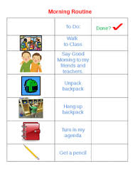 Morning Routine Checklist Worksheets Teaching Resources Tpt