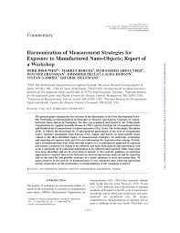 Why consider accident insurance underwritten by golden rule insurance company? Pdf Harmonization Of Measurement Strategies For Exposure To Manufactured Nano Objects Report Of A Workshop