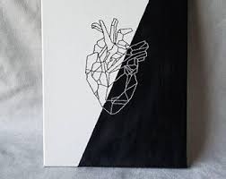 Line art simple aesthetic embroidery designs. Theartistleo On Etsy Embroidered Canvas Art Diy Canvas Art Painting Diy Canvas Art