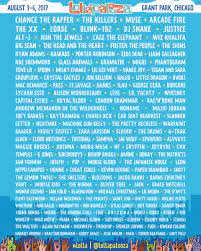 Check spelling or type a new query. Lollapalooza On Twitter The 2017 Lolla Lineup Is Here 1 Day Tickets Go On Sale At 10am Ct Today View The Full Lineup By Day Here Https T Co Ptxlaw7fbu Https T Co X1xwsgvj0s