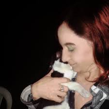 I'm not sure her name but she lives in pratt st neighborhood… If you live  in this neighborhood be careful she will speed by and almost run your kids  over… My siblings