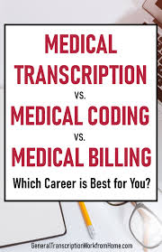 Medical Transcription Vs Medical Coding Vs Medical Billing Work From Home Jobs Online Jobs Side Hustles In 2020 Medical Transcription Jobs Work From Home Moms Work From Home Jobs