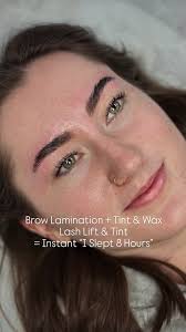 Kayleigh treated herself before Christmas and this combo is honestly the  quickest way to look instantly more put together without doing anything  extra in the morning., Brow lamination (tint + wax) + ...