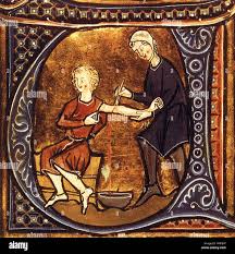 Bloodletting medieval leeches hi-res stock photography and images - Alamy