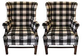 Offered in a bold black buffalo plaid pattern with black legs, our 100. Buffalo Check Wingbacks Pair Pallet Furniture Bedroom Home Decor Furniture