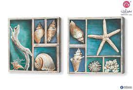 تابلوهات كائنات بحرية سفير ارت للديكور sea creatures wall art art