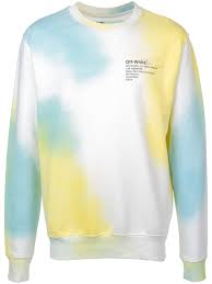 Black And White Tie Dye Hoodie Diy Off White The Webster X Exclusive Airbrush Crewneck Sweatshirt Modesens Tie Dye Sweatshirt Off White Sweatshirt White Tie