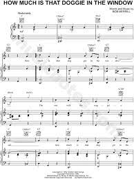Download, print, transpose, and more. Patti Page How Much Is That Doggie In The Window Sheet Music In C Major Transposable Download Print Sku Mn0092192
