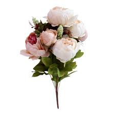 Peach pink bridal bouquet silk peony peach wedding flowers 5 heads artificial peonies for bridesmaids flowers table centerpieces these artificial silk flower bouquets are made of quality fabric silk and. Artificial Peony Flowers Wedding Bouquet Silk Flower Home Dcoration Purple Buy From 16 On Joom E Commerce Platform
