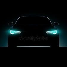 Car Silhouette With Lights On Stock Vector Affiliate Silhouette Car Lights Vector Ad
