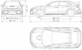 Honda Civic Type R Blueprint Honda Civic Type R Honda Civic Honda Civic R