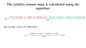 How to calculate isotope abundance how do you determine and calculate isotope abundance when you know the relative atomic mass (also known as atomic weight), as measured in amu or. Atomic Mass Online Presentation