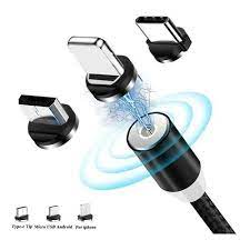 Cabo Carregador Magnético Usb 3 Em 1 – Kway Shop