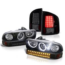 chevy s10 1998 2004 black smoked halo projector headlights led bumper lights and led tail lights a1283cuz213 topgearautosport topgearautosport com