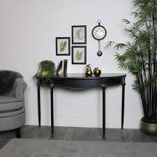Maybe you would like to learn more about one of these? Large Vintage Half Moon Metal Console Table