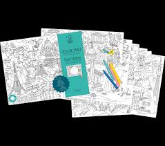 Color in this picture of a united states map and share it with others today! Omy Coloring Placemats Citymap Orange Mayonnaise