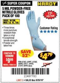 Harbor Freight Tools Coupon Database Free Coupons 25 Percent Off Coupons Toolbox Coupons Powder Free Nitrile Gloves Pack Of 100