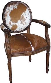 Hair On Hide Funky Queen Anne Chair Cowhide Furniture Western Furniture Furniture