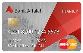 The most secure digital platform to get legally binding, electronically signed documents in just a few seconds. Bank Alfalah Titanium Credit Card Bank Alfalah