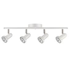 Globe Electric Melo Glossy White Track Lighting Bulbs Included 59325 Walmart Com Walmart Com