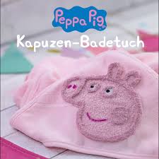 Peppa Pig Kapuzen Badetuch Selber Nahen Video Peppa Wutz Geburtstag Baby Diy Strickmutzen Fur Kinder
