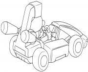 Il conduit parfois sa voiture préférée sur la piste. Coloriage Mario Dessin Mario Sur Coloriage Info